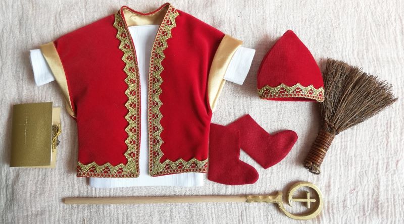 Kleidung und Zubehör für Nikolaus Erzählfigur